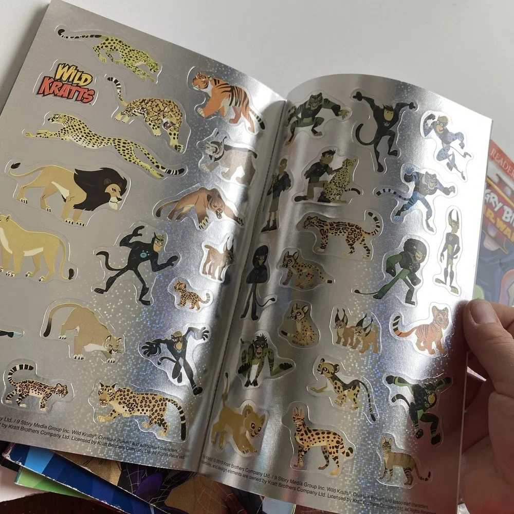 Lot Of 7 Easy Readers Kindergarten/1st Grade Level 1-3 Wild Kratts‎ Spider-Man